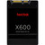 SanDisk X600 512 GB Solid State Drive - 2.5" Internal - SATA (SATA/600) - SD9SB8W-512G-1122