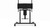 Viewsonic Motorized Trolley Cart 86" Floor for Monitor Display - VB-STND-007