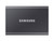 Samsung T7 2 TB USB Type-C 3.2 Gen 2 (3.1 Gen 2) Titanium - MU-PC2T0T