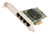 Part No: D72527-003 - HP NC364T PCI-Express Quad Port 10/100/1000Base-T Gigabit Ethernet Network Interface Card (NIC)