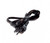 Part No: 1045D - Dell 3 Prong 110v AC Black Power Cord