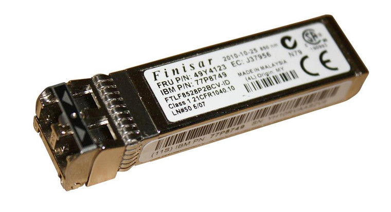 Part No: 77P8749 - IBM 8GB FC SFP SHORTWAVE Transceiver