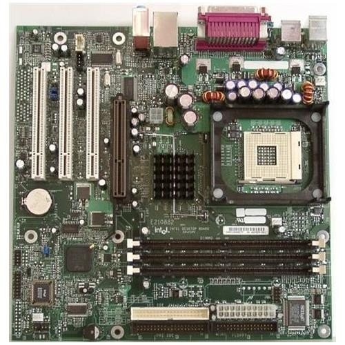 Part No: D845GRGL - Intel D845GRGL Desktop Motherboard Socket PGA-478 533MHz FSB 845G Chipset 1 x Processor Support (Refurbished)