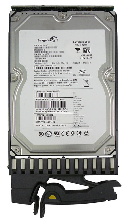 Part No: 45E1424 - IBM Ultrastar A7K1000 500GB 7200RPM SATA 3GB/s 32MB Cache 3.5-inch Hard Disk Drive