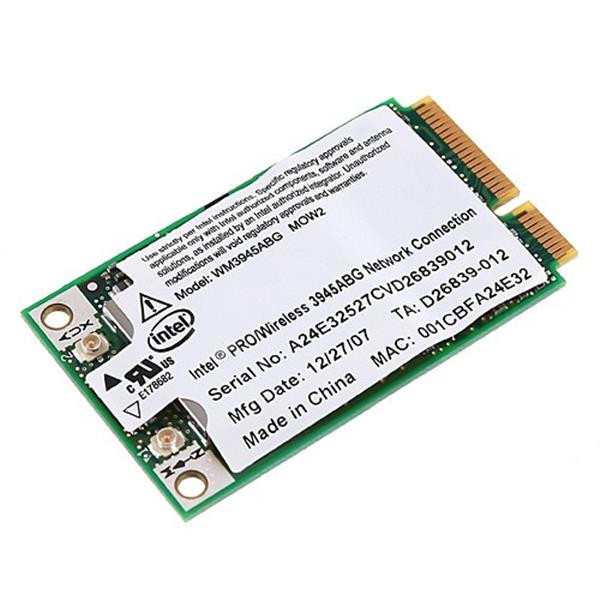 Part No: WM3945ABG - Intel Mini PCI Express PRO Wireless Laptop Card