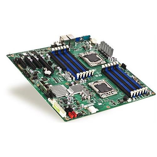 Part No: BB5000XVNSATAR - Intel 5000X Dual Xeon DC 1333MHz/ 32GB/ PCIEX/ 2PCIX GigaBit Ethernet SATA Motherboard (Refurbished)