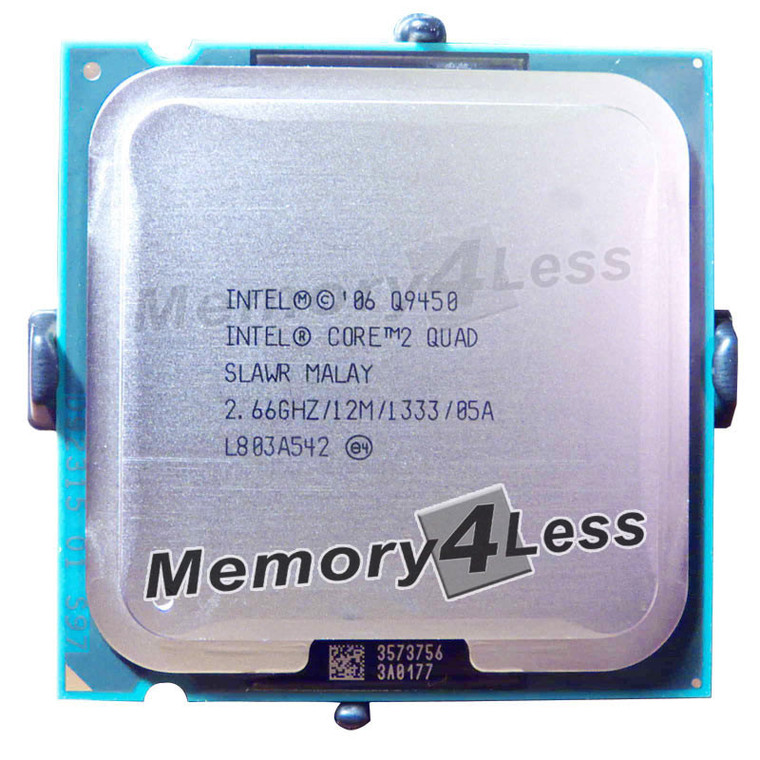 Part No: BX80569Q9450 - Intel Core 2 Quad Q9450 2.66GHz 1333MHz FSB 12MB L2 Cache Socket LGA775 Desktop Processor