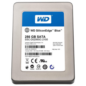 Part No: SSC-D0256SC-2100 - Western Digital SiliconEdge Blue SSC-D0256SC-2100 256 GB Internal Solid State Drive - 2.5 - SATA/300 - Hot Swappable