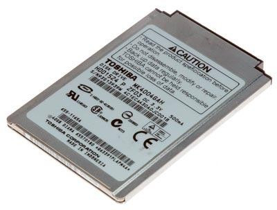 Part No: MK4004GAH - Toshiba MK4004GAH 40 GB 1.8 Internal Hard Drive - OEM - IDE Ultra ATA/100 (ATA-6) - 4200 rpm - 2 MB Buffer