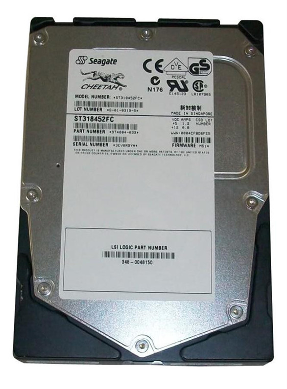 ST318452FC - Seagate Barracuda 18.4GB 15000RPM Fibre Channel 8MB Cache 3.5-inch Low Profile (1.0 inch) HA