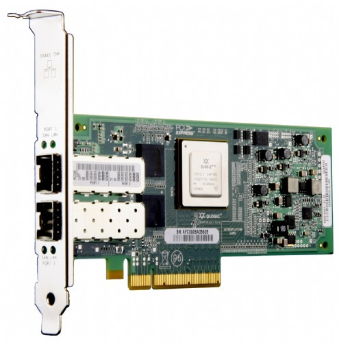 Part No: QLE8152-CU-CK - QLogic Dual Port 10Gbps Ethernet to PCIe Converged Network Adapter (CNA)