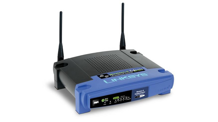 Part No: WRT54G - Linksys Wireless-G 802.11b 11Mbps/802.11g 54Mbps Broadband Router (Refurbished)