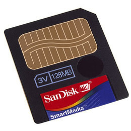 Part No: SDSM-128-770 - SanDisk 128MB Smart Media Flash Memory Card