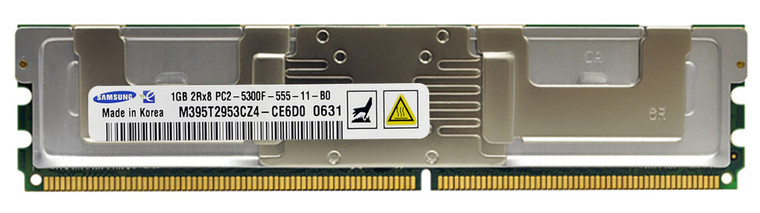 Part No: M395T2953CZ4-CE6D0 - Samsung 1GB (1X1GB) 667MHz PC2-5300 CL5 2RX8 ECC FULLY BUFFERED DDR2 SDRAM 240-Pin DIMM SAMSUNG