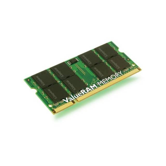 Kingston ValueRAM KVR667D2S5/1G DDR2-667 SODIMM 1GB/128Mx64 CL5 Notebook Memory