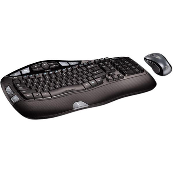 Part No: 920-000264 - Logitech Wave Cordless DT Keyboard/Mouse Combo Wireless Palm Rest