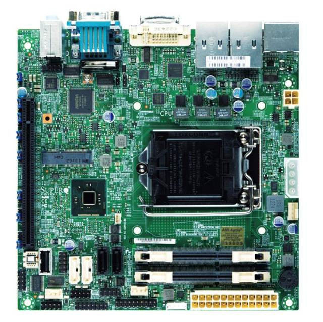 Supermicro X10SLV-Q-B LGA1150/ Intel Q87/ DDR3/ SATA3&USB3.0/ A&2GbE/ Mini-ITX Motherboard