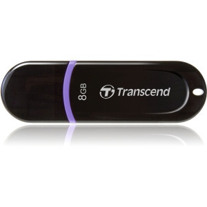 Part No: TS8GJF300 - Transcend JetFlash 300 8 GB USB 2.0 Flash Drive - External