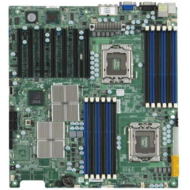 Supermicro X8DTH-iF-B Dual LGA1366 Xeon/ Intel 5520/ DDR3/ V&2GbE/ EATX Server Motherboard,