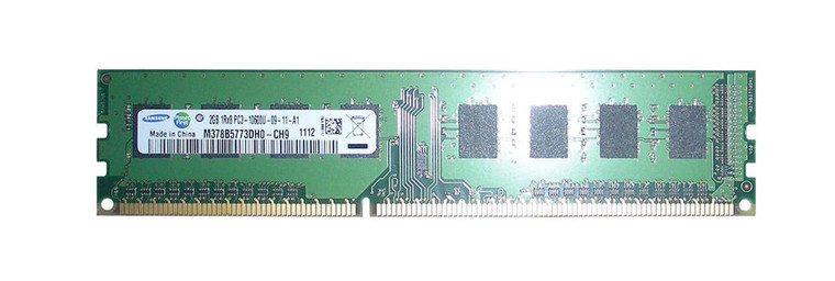 M378B5773DH0-CH9 - Samsung 2GB 1333MHz PC3-10600 CL9 Single Rank NON-ECC UNBUFFERED DDR3 SDRAM 240-Pin DIMM SAMSUNG Memory Module