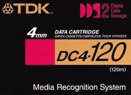TDK DC4-120 DDS-2 4GB/8GB Backup Tape -  Pack