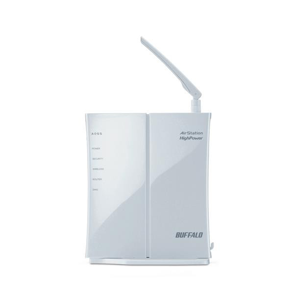 Part No: WHR-HP-GN - Buffalo AirStation WHR-HP-GN Wireless Router IEEE 802.11b/g 1 x Antenna ISM Band 150 Mbps Wireless Speed 4 x Network Port 1 x Broadband Port