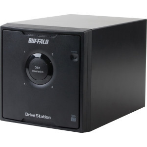 Part No: HD-QL12TU3/R5 - Buffalo DriveStation Quad HD-QLU3R5 DAS Hard Drive Array - 4 x HDD Installed - 12 TB