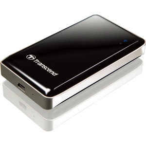 Part No: TS32GSJC10K - Transcend StoreJet Cloud 32 GB External Network Flash Drive - Black - Wi-Fi - USB 2.0