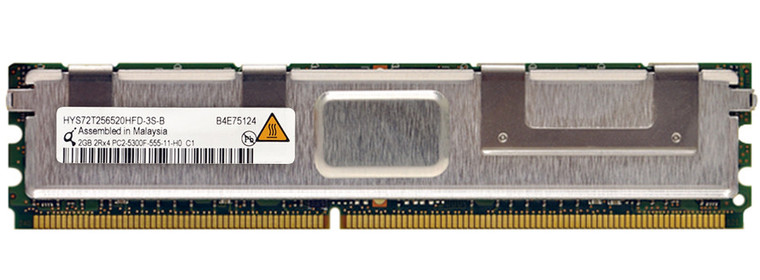 Part No: HYS72T256520HFD-3S-B - Hynix 2GB PC2-5300 DDR2-667MHz ECC Fully Buffered CL5 240-Pin DIMM Dual Rank Memory Module