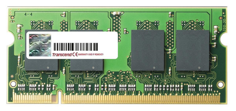 Part No: TS2GIB3847 - Transcend 2GB PC2-5300 DDR2-667MHz non-ECC Unbuffered CL5 200-Pin SoDimm Memory Module for IBM