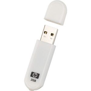 Part No: P-FD4GBX2-HPV100W-FS - PNY HP 4GB USB 2.0 Flash Drive (2 Pack) - 2 GB - USB - External