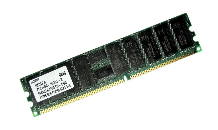 Part No: M312L6420ETS-CB0 - Samsung (1 X 512MB) DDR PC2100 C