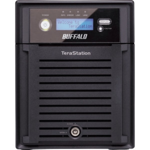 Part No: WS-QV8.0TL/R5 - Buffalo TeraStation Pro Quad WSS WS-QVL/R5 Network Storage Server - Intel Atom 1.66 GHz - 8 TB (4 x 2 TB) - RJ-45 Network USB USB