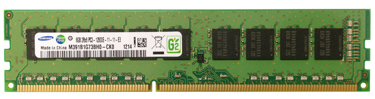 M391B1G73BH0-CK0 - Samsung 8GB PC3-12800 DDR3-1600MHz ECC Unbuffered CL11 240-Pin DIMM Dual Rank Memory Module