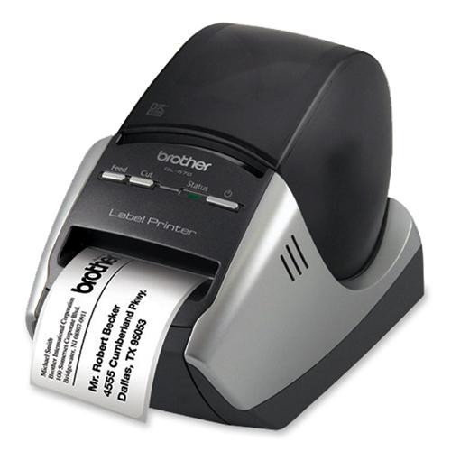 Part No: QL-570VM - Brother Ql-570vm: Visitor Badge Management Kitcreate Badges Log Visitors And Generate (Refurbished)