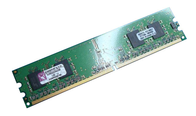 Part No: KVR533D2N4/256 - Kingston 256MB PC2-4200 DDR2-533MHz non-ECC Unbuffered CL4 240-Pin DIMM Memory Module