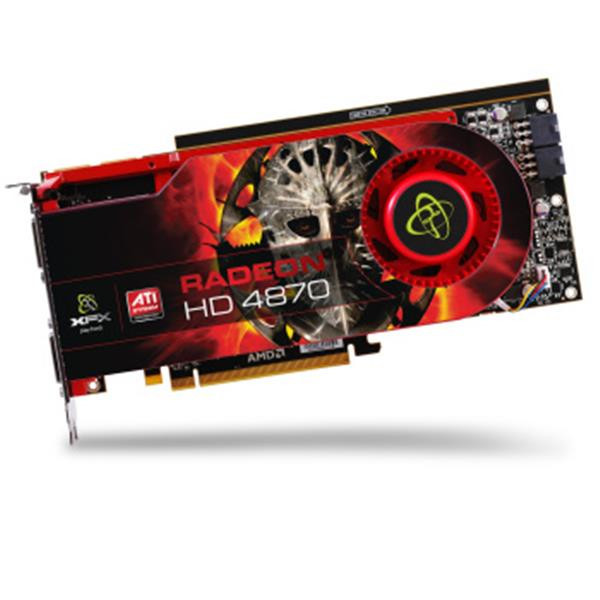 Part No: HD-487A-ZH - XFX Radeon HD 4870 1GB 256-Bit DDR5 PCI Express 2.0 x16 Dual DVI/ HDCP Ready/ CrossFireX Support Video Graphics Card