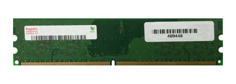 Part No: HYMP125U64CP8-S6-C - Hynix 2GB PC2-6400 DDR2-800MHz non-ECC Unbuffered CL5 240-Pin DIMM Dual Rank Memory Module