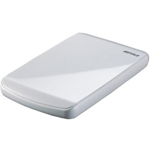 Part No: HD-PET320U2/W - Buffalo MiniStation Cobalt 320 GB External Hard Drive - Pearl White - USB 2.0