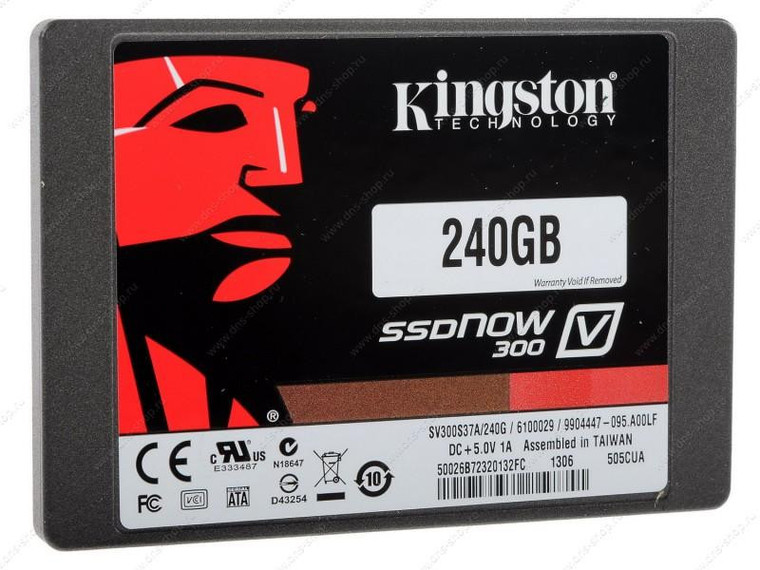 Part No: SV300S3N7A/240G - Kingston Ssdnow V300 240GB SATA 6GB/s 2.5-inch Internal Solid State Drive Laptop Upgrade Kit