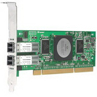 Part No: QLA2462-E-SP - QLogic SANBlade 2462 4GB Dual Channel 266MHz PCI-X Low Profile Fibre Channel Host Bus Adapter (QLA2462-E-SP)WI