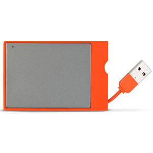 Part No: 301001 - LaCie Carte Orange 6 GB External Hard Drive - Orange - USB 2.0 - 3600 rpm
