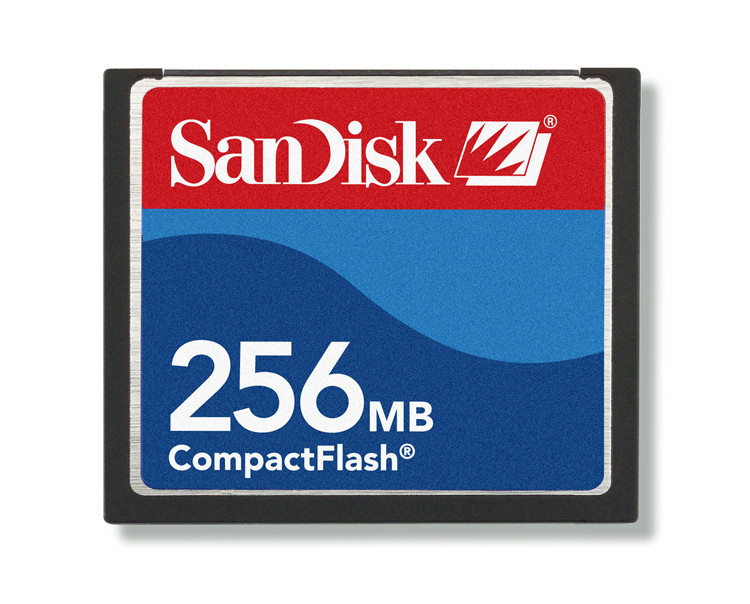 Part No: SDCFB-256-768 - SanDisk Sandisk 256MB CompactFlash Memory Card