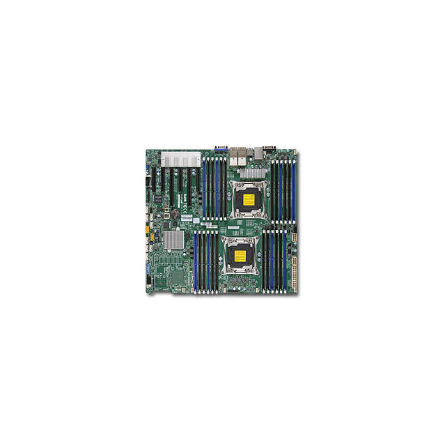 Supermicro X10DRI-T4+-B Dual LGA2011/ Intel C612/ DDR4/ SATA3&USB3.0/ V&4GbE/ Enhanced EATX Server Motherboard