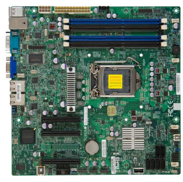 Supermicro X9SCL+-F-O LGA1155/ Intel C202 PCH/ DDR3/ V&2GbE/ MATX Server Motherboard,
