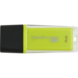 Part No: DT102/4GB - Kingston 4GB DataTraveler 102 USB2.0 Flash Drive - 4 GB - USB - External