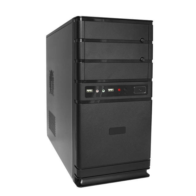 iMicro CA-IM1202P 400W 20+4pin MicroATX Mini Case (Black)