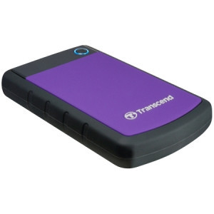 Part No: TS500GSJ25H2P - Transcend StoreJet 25H2P 500 GB 2.5 External Hard Drive - Purple - USB 2.0 - SATA - 5400 rpm - 8 MB Buffer