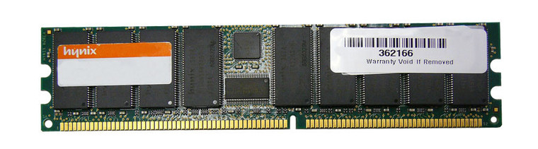 Part No: HYMD264726D8J-D43 - Hynix 512MB PC3200 DDR-400MHz ECC CL3 184-Pin DIMM Memory Module