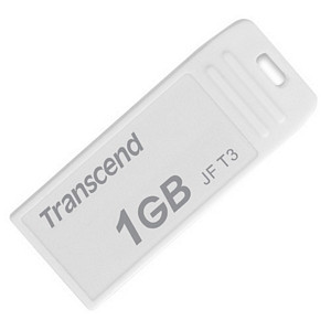 Part No: TS1GJFT3-5W - Transcend 1GB JetFlash T3 USB 2.0 Flash Drive (Pack of 5) - 1 GB - USB - External